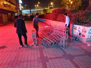 云三七南京站4月22日~23日搭建