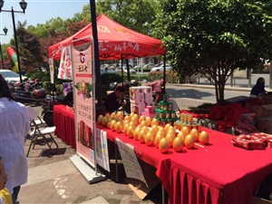 云三七路演南通站現(xiàn)場搭建